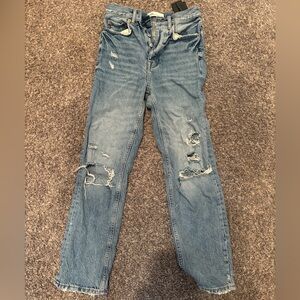Zara ripped jeans